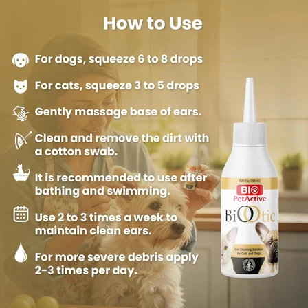Biootic Kedi-Köpek Kulak Temizleyicisi 100Ml