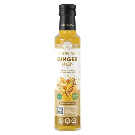 5 Adet Zühre Ana Zencefil ve Zerdeçallı Ginger Mix 250 ml