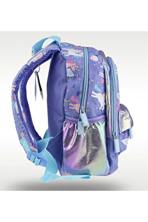 Mor Smiggle Anaokulu Çantası Unicorn Anaokul Çanta
