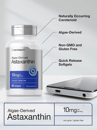 Astaxanthin 10mg per serving | 60 Softgels