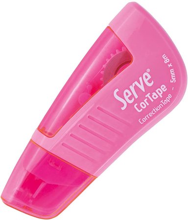 Cortape Şerit Silici 5 mm*8Mt Şeker Pembesi Tekli Blister