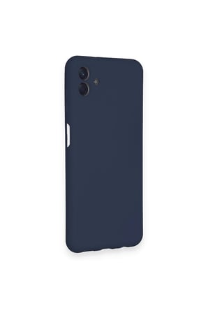 Samsung Galaxy A04 Kılıf Nano içi Kadife Silikon - Lacivert