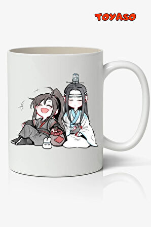 Mo Dao Zu Shi Kişiye Özel Anime Temalı Beyaz Kupa Bardak Sevgiliye Arkadaşa Hediye