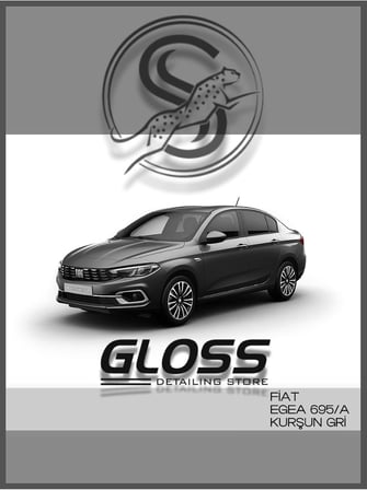 Fiat Egea Kurşun Gri 695A Profesyonel Çizik Ve Taş İzi Giderici Rötuş Boyası 30ml, FE695ADKG-FLEA