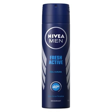2 Adet Nivea Fresh Sprey Deodorant 150 ml Erkek