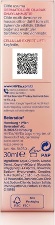 Cellular Expert Lift Şekillendirici ve Sıkılaştırıcı Serum 30ml, Doğal Retinol Alternatifi Bakuchiol,Kırışıklık Karşıtı