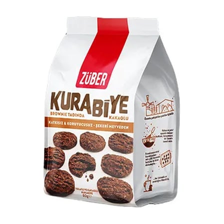 5 Adet Züber Kakaolu ve Yulaflı Kurabiye