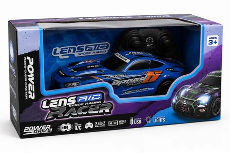 Uzaktan Kumandalı Drift Yarış Arabası 2.4 Ghz – USB Şarjlı LED Işıklı