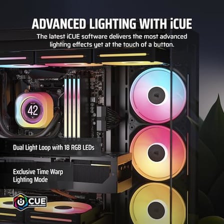 iCUE Link LX120-R RGB 120mm PWM Ters Fanlar - Üçlü Fan Kiti - Düşük Gürültülü, Manyetik Kubbe Rulman, Çift Işık Döngüsü, QuikTurn Vidaları, Sıfır RPM Modu - Siyah
