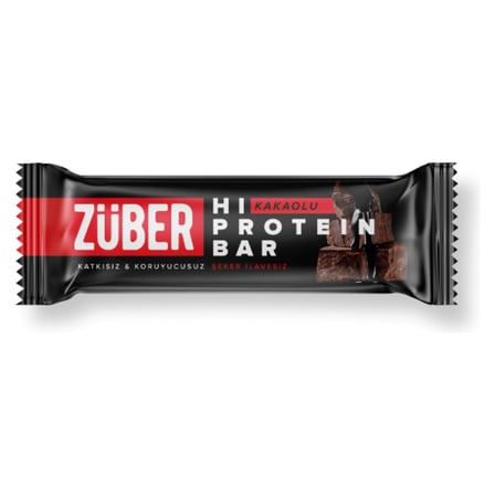 4 Adet Züber Kakaolu Hi-Protein Bar 45 G