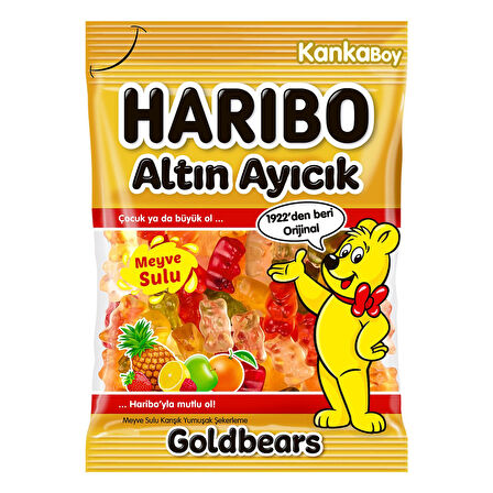 Haribo Altın Ayıcık ve Happy Cola 80 gr Kanka Boy 20 li Karma Paket