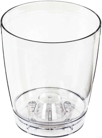 3 Adet Orta Boy 1 Litre Şeffaf Orkide Saksısı N3 En Sağlıklı Bitki Saksısı Ø12-h11 Nature Düz Şeffaf
