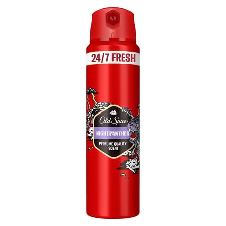 5 Adet Old Spice Deodorant Sprey Nightpanther 150 Ml