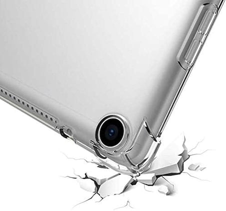 Spia Apple iPad 9.7 2018 (6.Nesil) Kılıf Anti Shock Şeffaf Conny Tablet Silikon Kapak Dayanıklı Darbe Karşıtı Koruyucu Yeni Nesil Tasarım (Apple iPad 9.7 2018 (6.Nesil), Anti Shock Şeffaf)