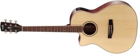Gamedxlhop Elektro Akustik Gitar, Solak, Cutaway