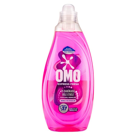 5 Adet Omo Express Fresh Capcanlı Renkliler 37 Yıkama