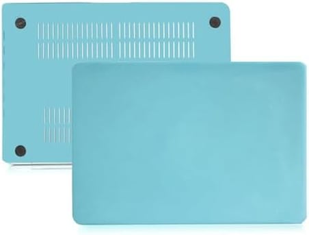 Macbook Air 13 inç Uyumlu M1 Kılıf Mat Koruyucu Sert Kapak A1932 TouchID 2018-2019 yılı Bebe Mavisi