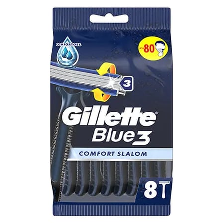 3 Adet Gillette Blue3 Slalom Kullan At Tıraş Bıçağı