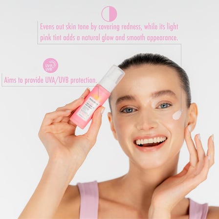 SPF 50+ Pembe Ton Eşitleyici Güneş Kremi 50 ml
