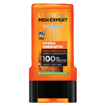 3 Adet L'Oréal Paris Men Expert Hydra Energetic Duş Jeli 300 Ml