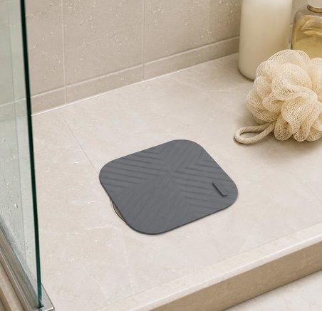 Silikon Koku Önleyici Mat Gider Kapağı Kapatıcı Kare Vakumlu – Lavabo Duş Gideri Koku Engelleyici Kaymaz Silikon Gider Örtüsü, Banyo Mutfak Koku Önleyici Gider Tıkacı (ASORTİ RENK)
