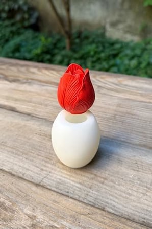Lale 3D Silikon Mum Kalıbı