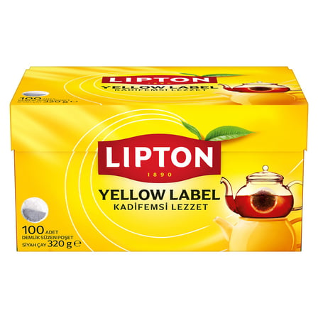 5 Adet Lipton  Demlik Poşet Çay Yellow Label 100'lü