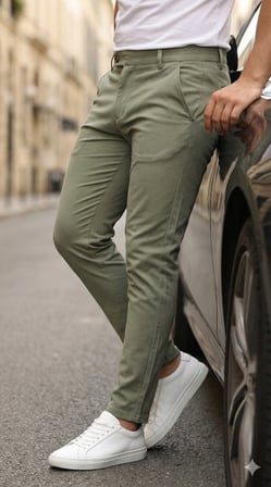 Modi Green Erkek Slim Fit Dilli Kumaş Pantolon