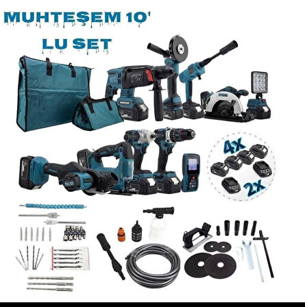 10 LU MATKAP TAKIMI SETİ