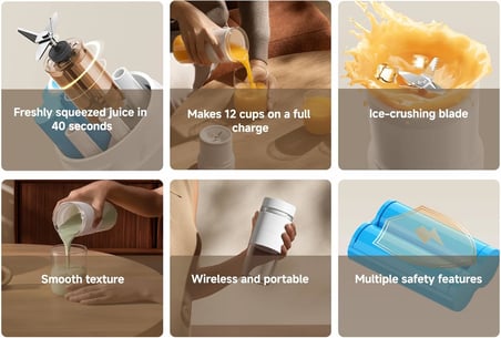 Xiaomi Taşınabilir Blender EU