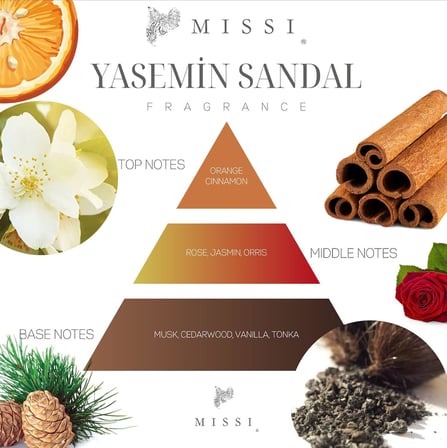 400 ml Yasemin Sandal Kokulu Kandil Yağı