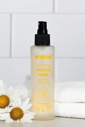 Siveno%100 Doğal Papatya Suyu Aydınaltma Etkili Arındırıcı Rahatlatığı Saç ve Cilt Toniği 150 ml