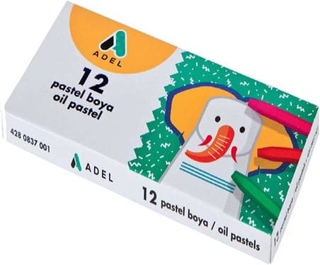 Adel Pastel Boya, 12 Renk, 4280837002