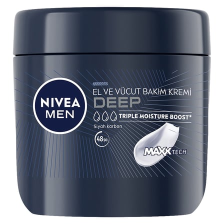 2 Adet Nivea Men Deep Vücut Bakım Kremi