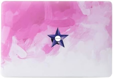 MacBook Air 13.6 İnç Kılıf Uyumlu M2 M3 M4 M5 Sert Koruyucu Hard Case A2681 A3113 A3240 A3449 Darbe ve Çizilme Koruma Pembe