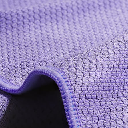 Silva Ultrafiber Essentials Mikrofiber Cam Bezi Petek Doku 35x35 cm - Hav ve İz Bırakmayan Cam Silme Bezi, Deterjansız Sadece Suyla, Ayna Duşakabin Ekran ve Oto Camı İçin, Lavanta Moru