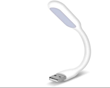 USB LED Lamba Katlanabilir Notebook Kitap Okuma Klavye Aydınlatma beyaz