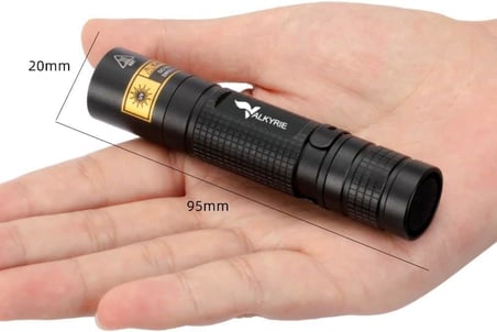 365nm UV El Feneri Profesyonel Güçlü Işık Evcil Hayvan İdrar Tespiti, Para Kontrol, Akrep Mini UV Fener