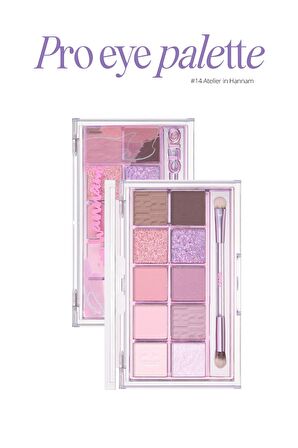 Göz Alıcı Renklerde, Yoğun Pigmentli Far Paleti Clio Pro Eye Palette (14 Atelier in Hannam)