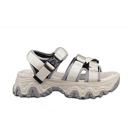 GUJA 23Y366 KADIN SPOR SANDALET/GRİ BEJ/39