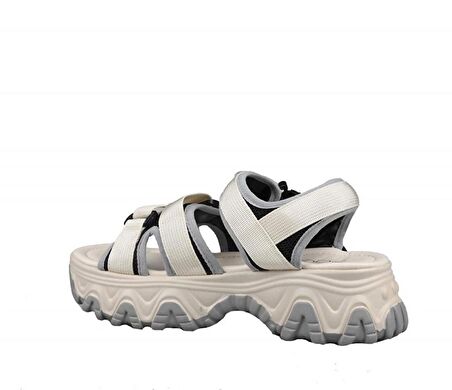 GUJA 23Y366 KADIN SPOR SANDALET/GRİ BEJ/39