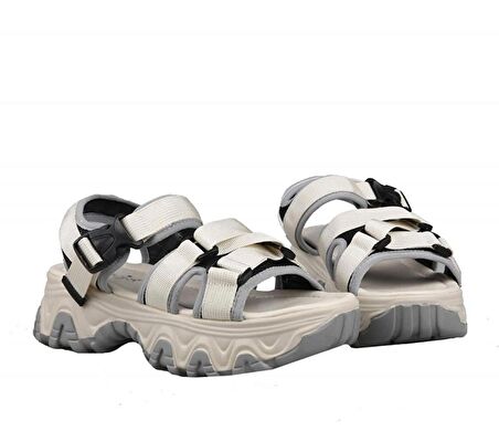 GUJA 23Y366 KADIN SPOR SANDALET/GRİ BEJ/39