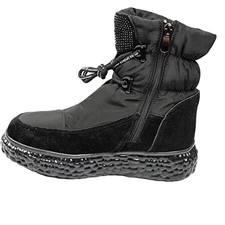 GUJA 22K347-3 KADIN KISA KAR BOT/SİYAH/39