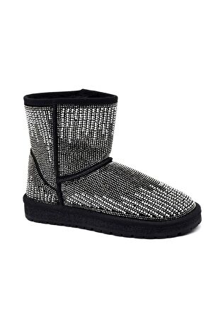 GUJA 22K323-4 KADIN TAŞLI BOT/SİYAH/36