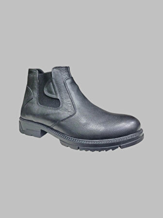 CASTLE BLACK CB-9911-1 DERİ ERKEK BOT