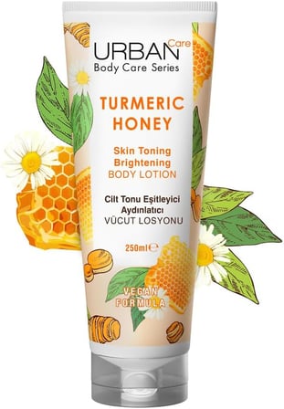 URBAN Care Turmeric Honey Cilt Tonu Eşitleyici ve Aydınlatıcı Vücut Losyonu 250 ml