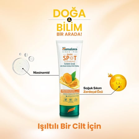 Since 1930 Dark Spot Clearing Leke Karşıtı Zerdeçal Özlü Yüz Peeling Scrub 75 ml
