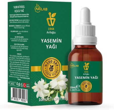 Yasemin Yağı 10ml%100 Saf Yağ ARLAB Pure Jasmine Oil 10ml