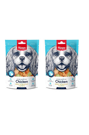 Wanpy Üzeri Tavuk Sargılı Bisküvi Köpek Ödülü 100 Gr. X 2 Adet