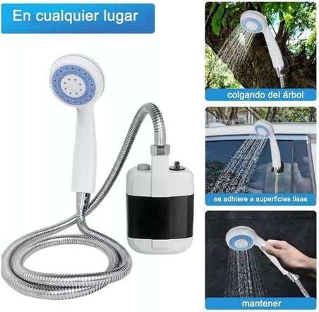 Taşınabilir Şarjlı Seyyar Duş Seti (Pompa - Hortum - Duş Başlığı) (5122)